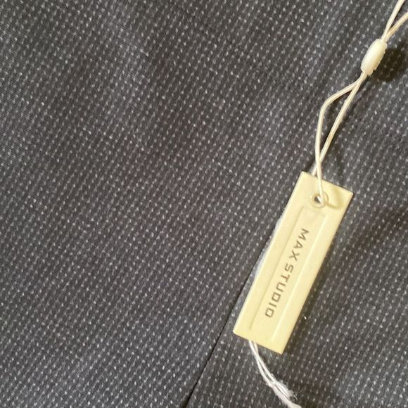 Max Studio Slip On Medium Black Ankle Pants - Picture 3 of 7